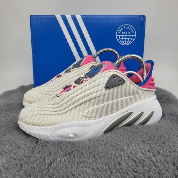 New Adidas adiFOM SLTN 'Cream Pink White' Women's Running Shoes Size 9 - Picture 2 of 7